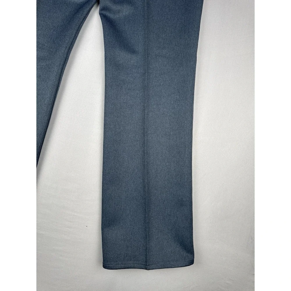Vintage 80s Levi's 517 Sta-Prest Pants 38x33 USA Blue Polyester Bootcut
